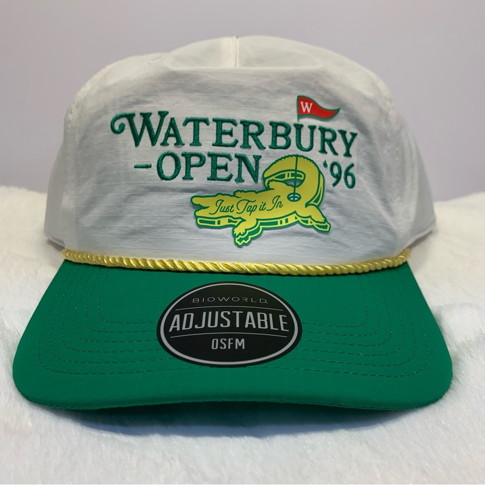 Waterbury Open ‘96 Happy Gilmore Golfer Rope Snapback Hat Adam Sandler Movie NWT